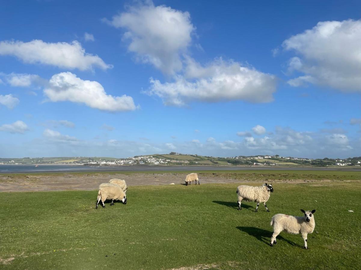 Entire Cozy Chalet In Bideford Bay Holiday Park Buitenkant foto